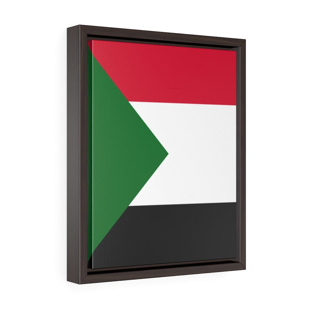 SUDAN Vertical Framed Premium Gallery Wrap Canvas