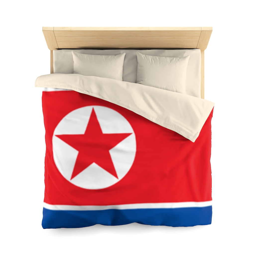 NORTH KOREA Microfiber Duvet Cover