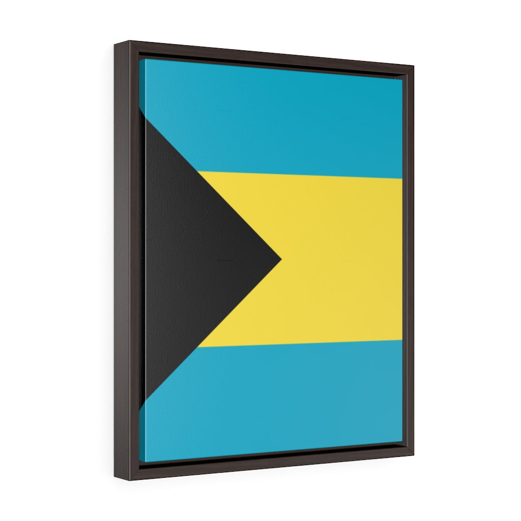 BAHAMAS Vertical Framed Premium Gallery Wrap Canvas