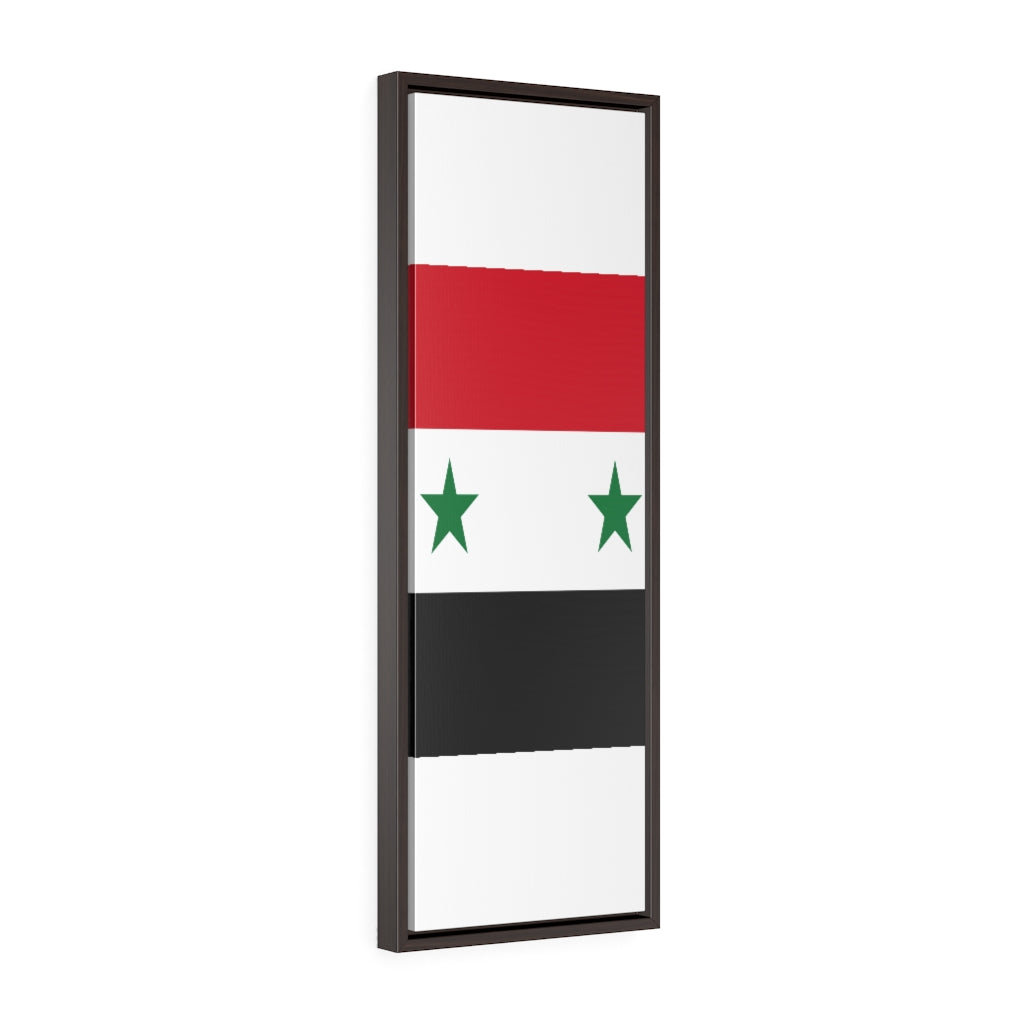 SYRIA Vertical Framed Premium Gallery Wrap Canvas