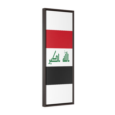 IRAQ Vertical Framed Premium Gallery Wrap Canvas