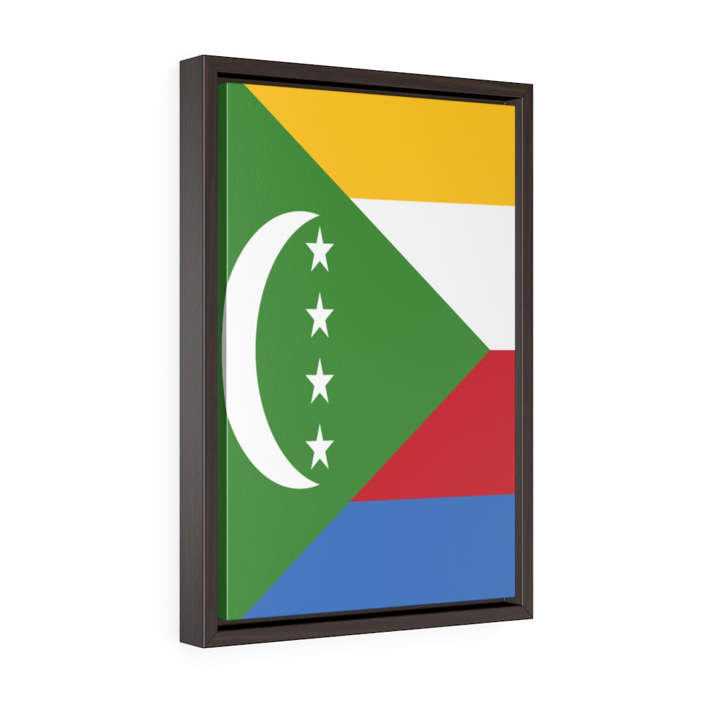 COMOROS Vertical Framed Premium Gallery Wrap Canvas