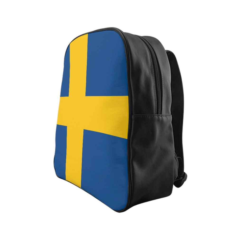 SWEDEN FLAG School Backpack