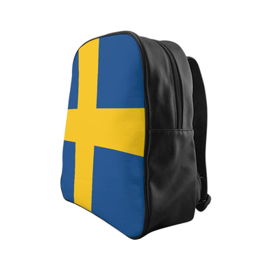 SWEDEN FLAG School Backpack