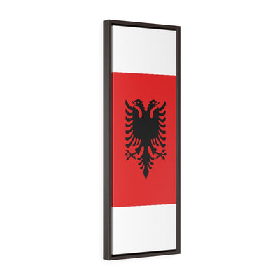 ALBANIA Vertical Framed Premium Gallery Wrap Canvas