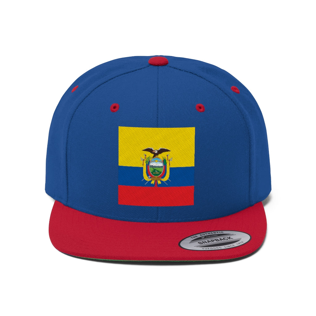 ECUADOR Unisex Flat Bill Hat