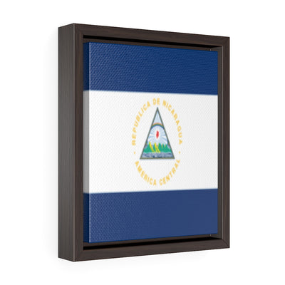 NICARAGUA Vertical Framed Premium Gallery Wrap Canvas