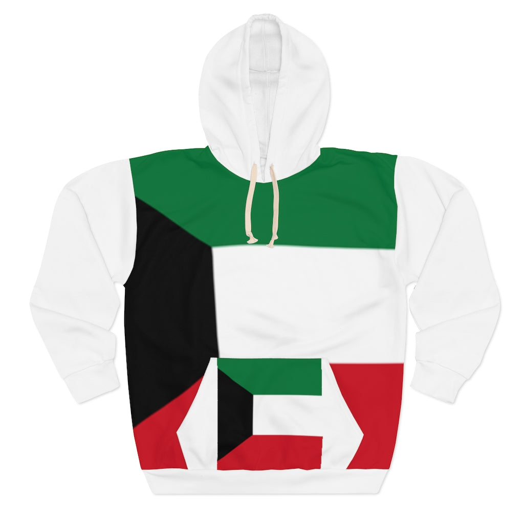 Kuwait AOP Unisex Pullover Hoodie