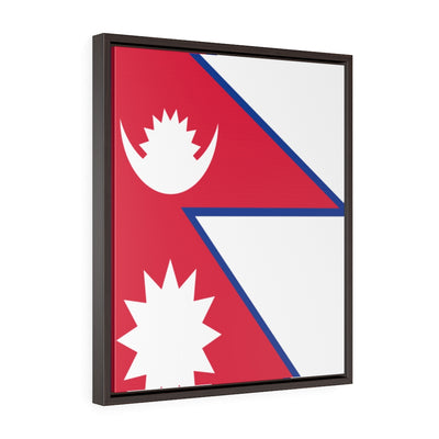 NEPAL Vertical Framed Premium Gallery Wrap Canvas