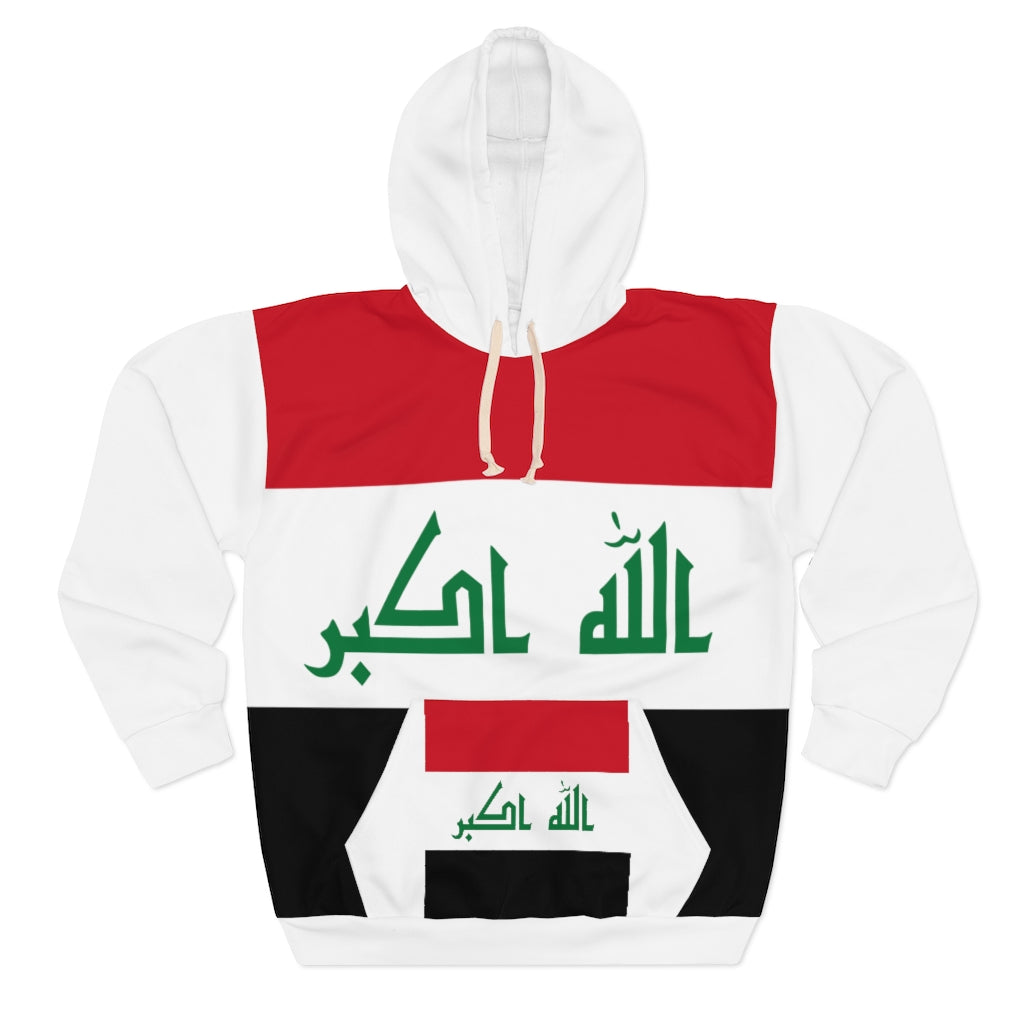 Iraq AOP Unisex Pullover Hoodie