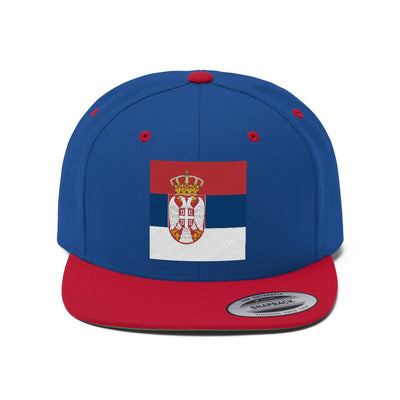 SERBIA  Unisex Flat Bill Hat