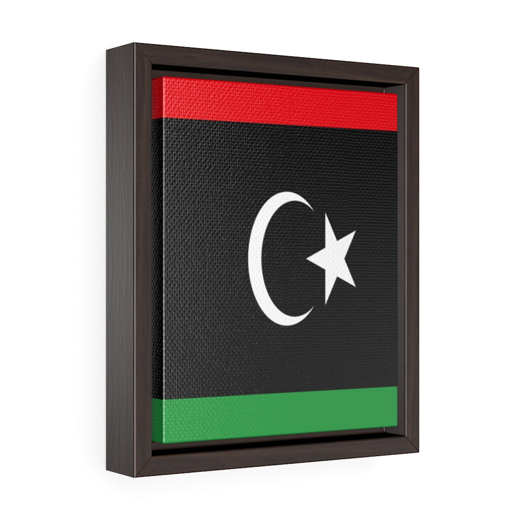 LIBYA Vertical Framed Premium Gallery Wrap Canvas