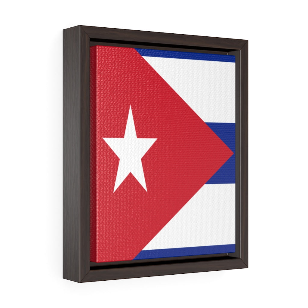 CUBA Vertical Framed Premium Gallery Wrap Canvas