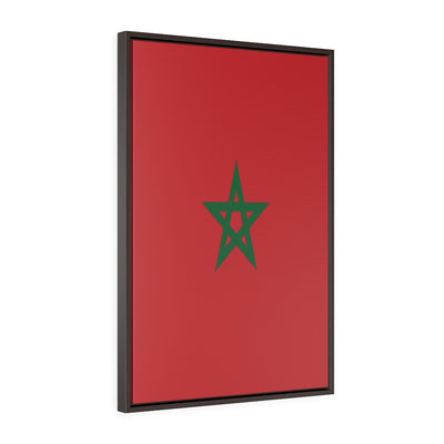 MOROCCO Vertical Framed Premium Gallery Wrap Canvas