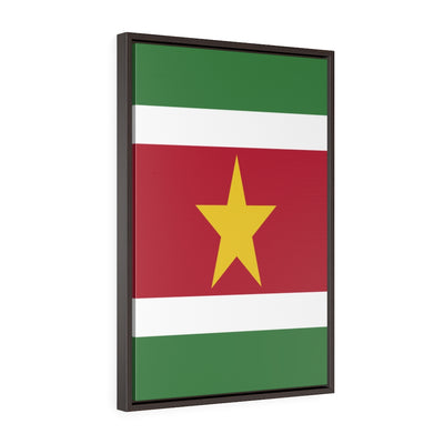 SURINAME Vertical Framed Premium Gallery Wrap Canvas