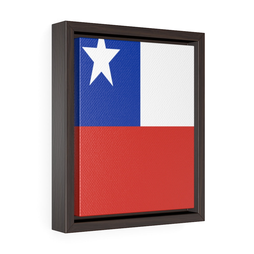 CHILE Vertical Framed Premium Gallery Wrap Canvas