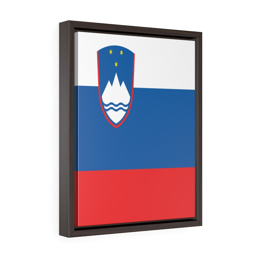 SLOVENIA Vertical Framed Premium Gallery Wrap Canvas