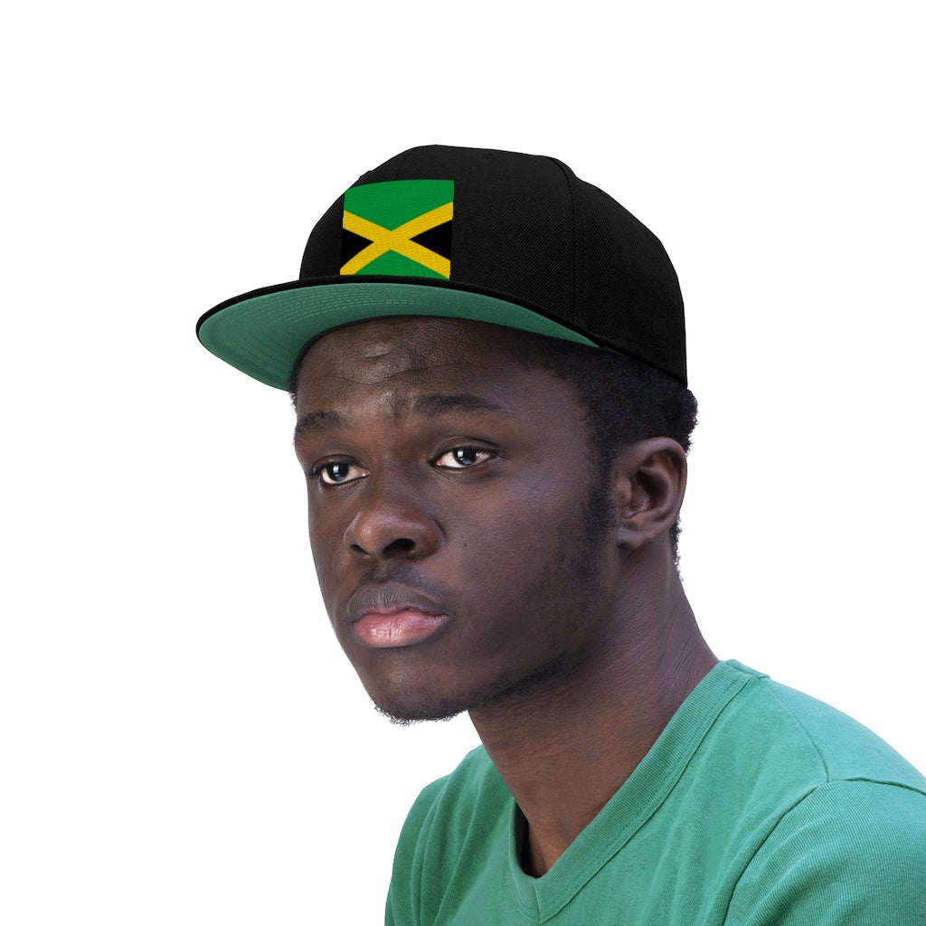 JAMAICA Unisex Flat Bill Hat