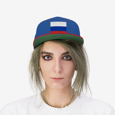 RUSSIA Unisex Flat Bill Hat