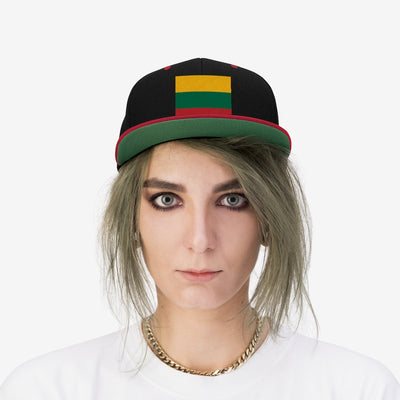 LITHUANIA Unisex Flat Bill Hat