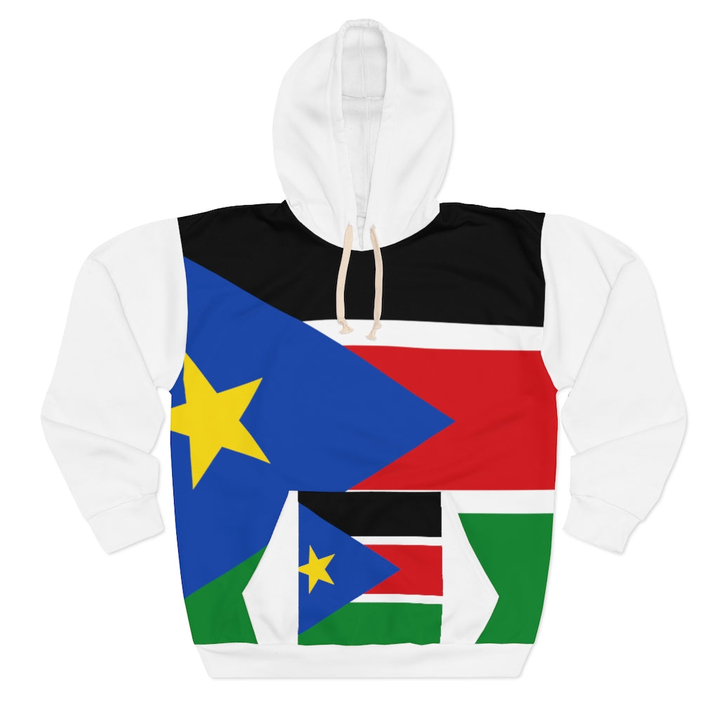 SOUTH SUDAN AOP Unisex Pullover Hoodie