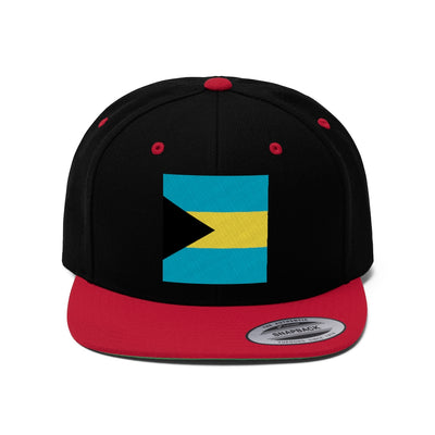 BAHAMAS FLAG Unisex Flat Bill Hat