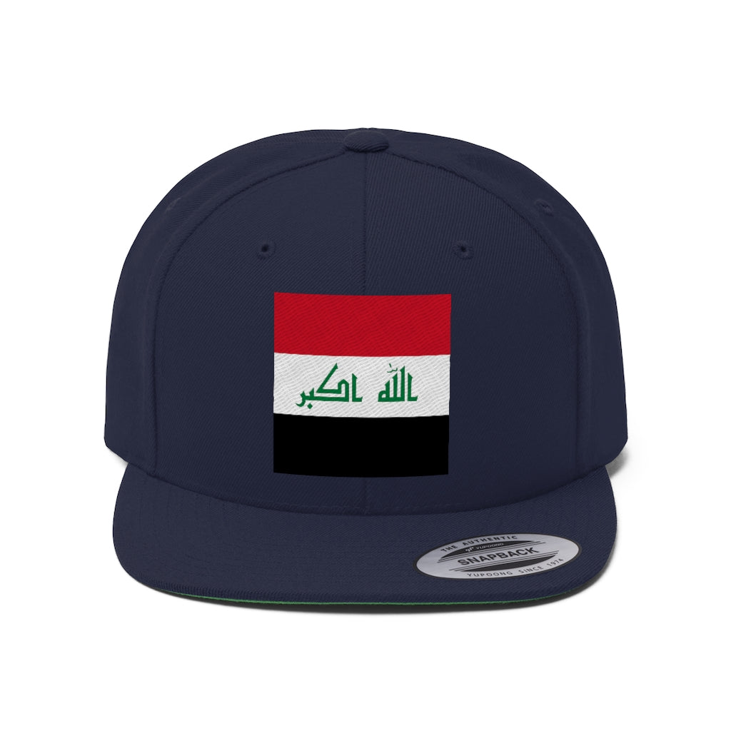 IRAQ Unisex Flat Bill Hat