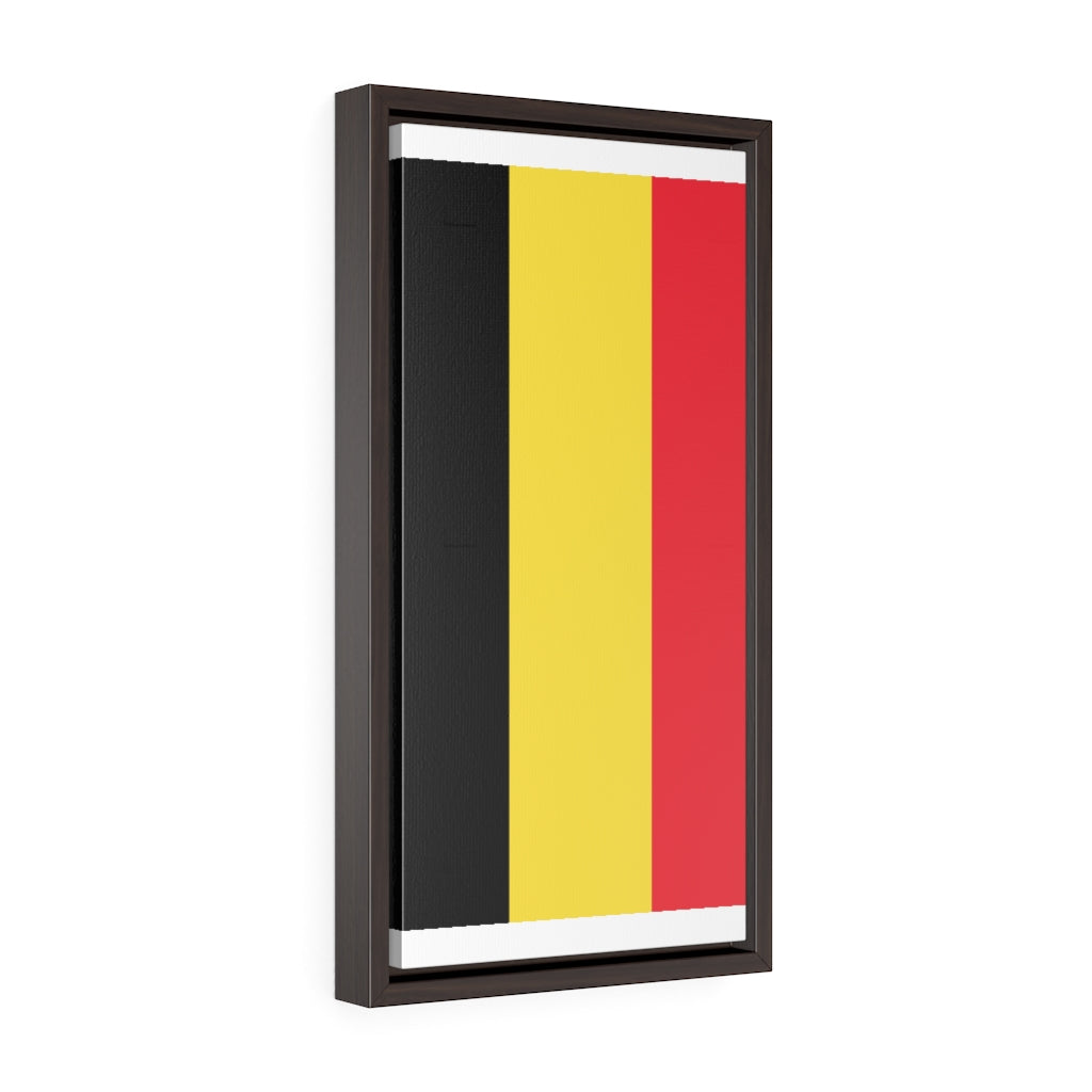 BELGIUM Vertical Framed Premium Gallery Wrap Canvas