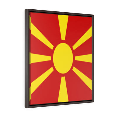 MACEDONIA Vertical Framed Premium Gallery Wrap Canvas