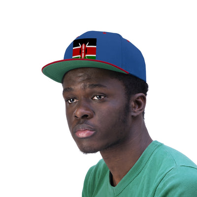 KENYA Unisex Flat Bill Hat