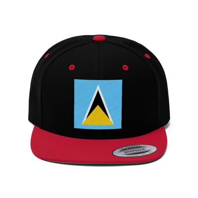 SAINT LUCIA Unisex Flat Bill Hat