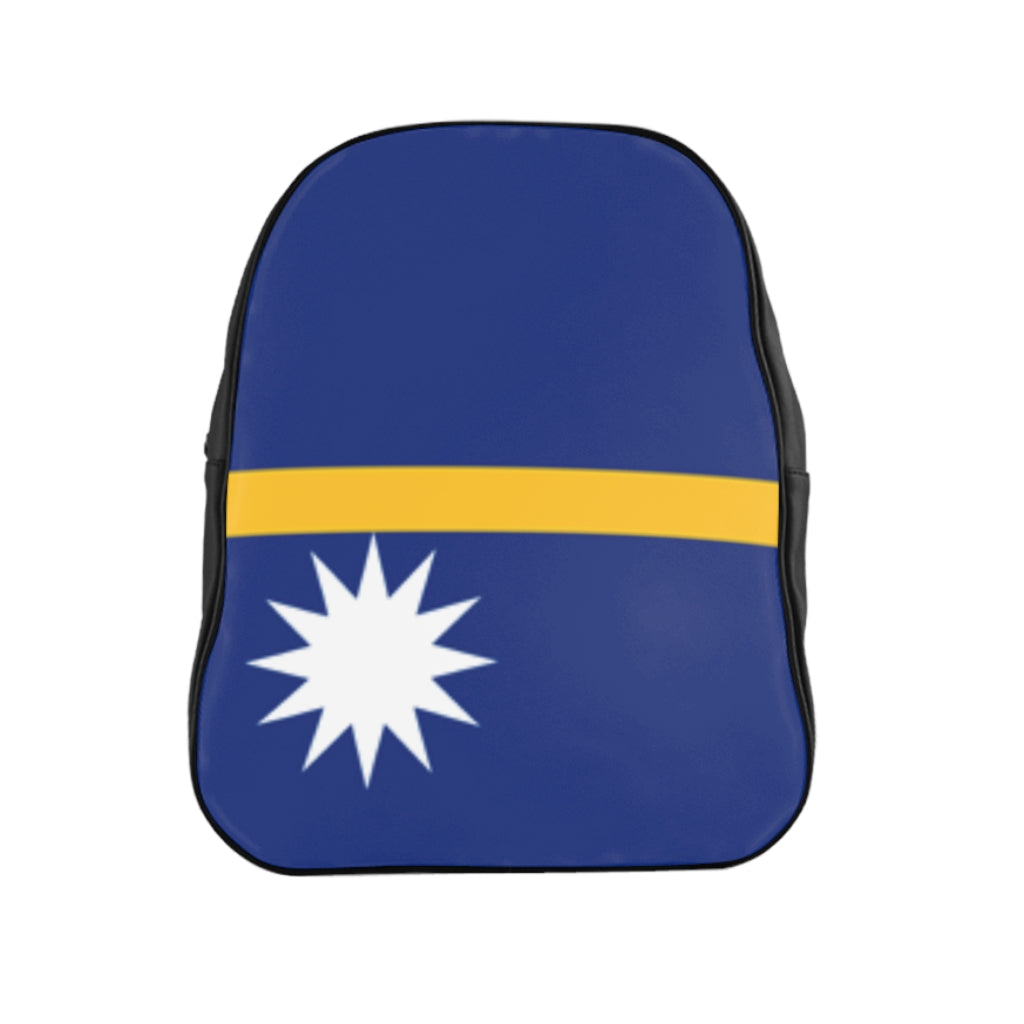 NAURU FLAG School Backpack