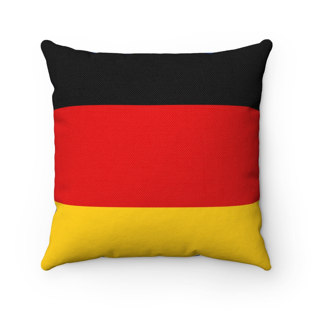 Germany flag Spun Polyester Square Pillow