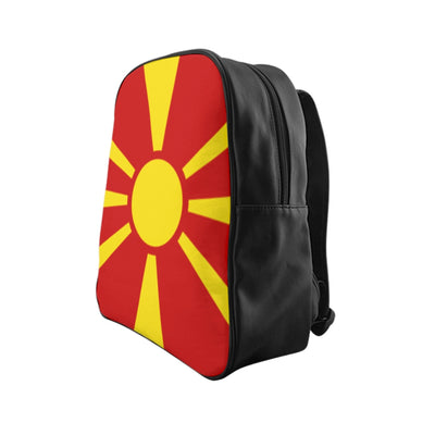 MACEDONIA FLAG School Backpack