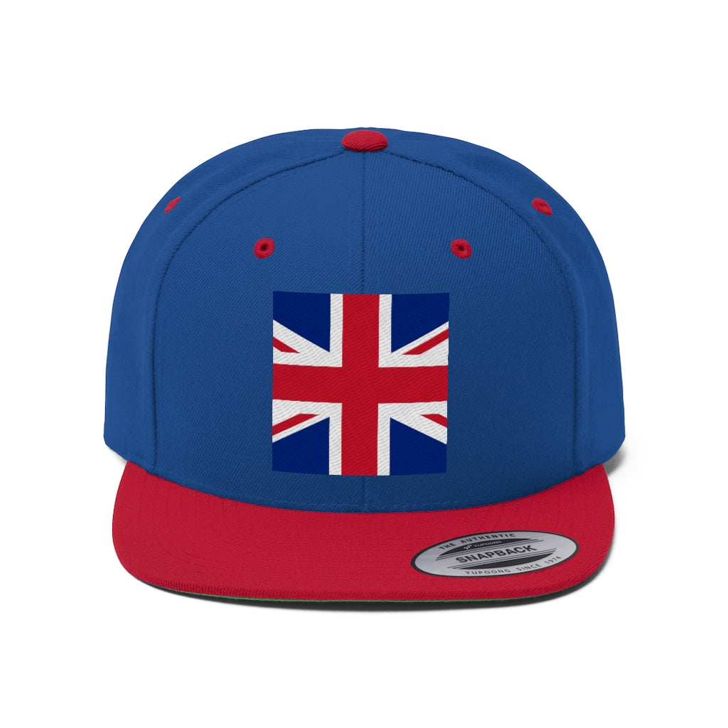 united kingdom Unisex Flat Bill Hat