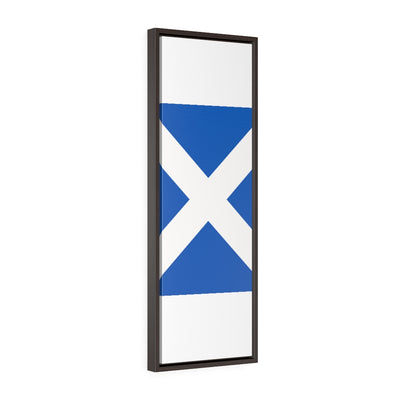 SCOTLAND Vertical Framed Premium Gallery Wrap Canvas