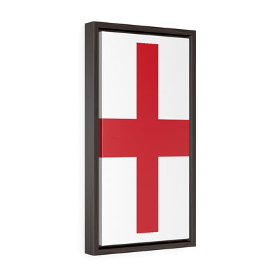 England Vertical Framed Premium Gallery Wrap Canvas