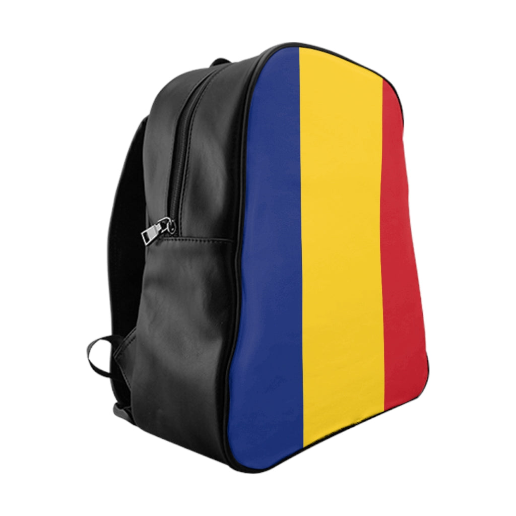 ROMANIA FLAG School Backpack