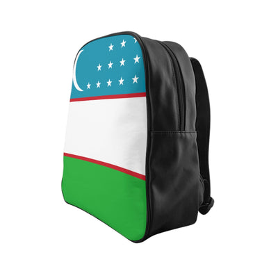 UZBEKISTAN FLAG School Backpack