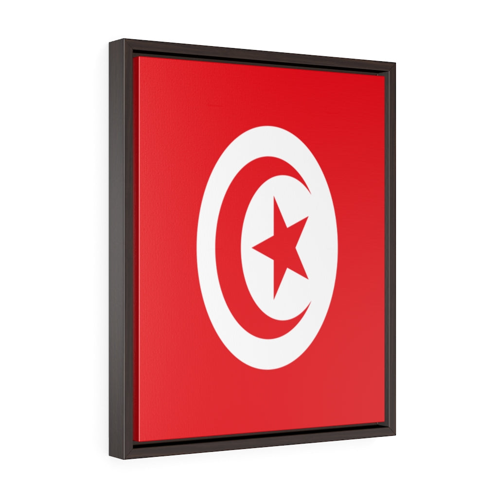 TUNISIA Vertical Framed Premium Gallery Wrap Canvas