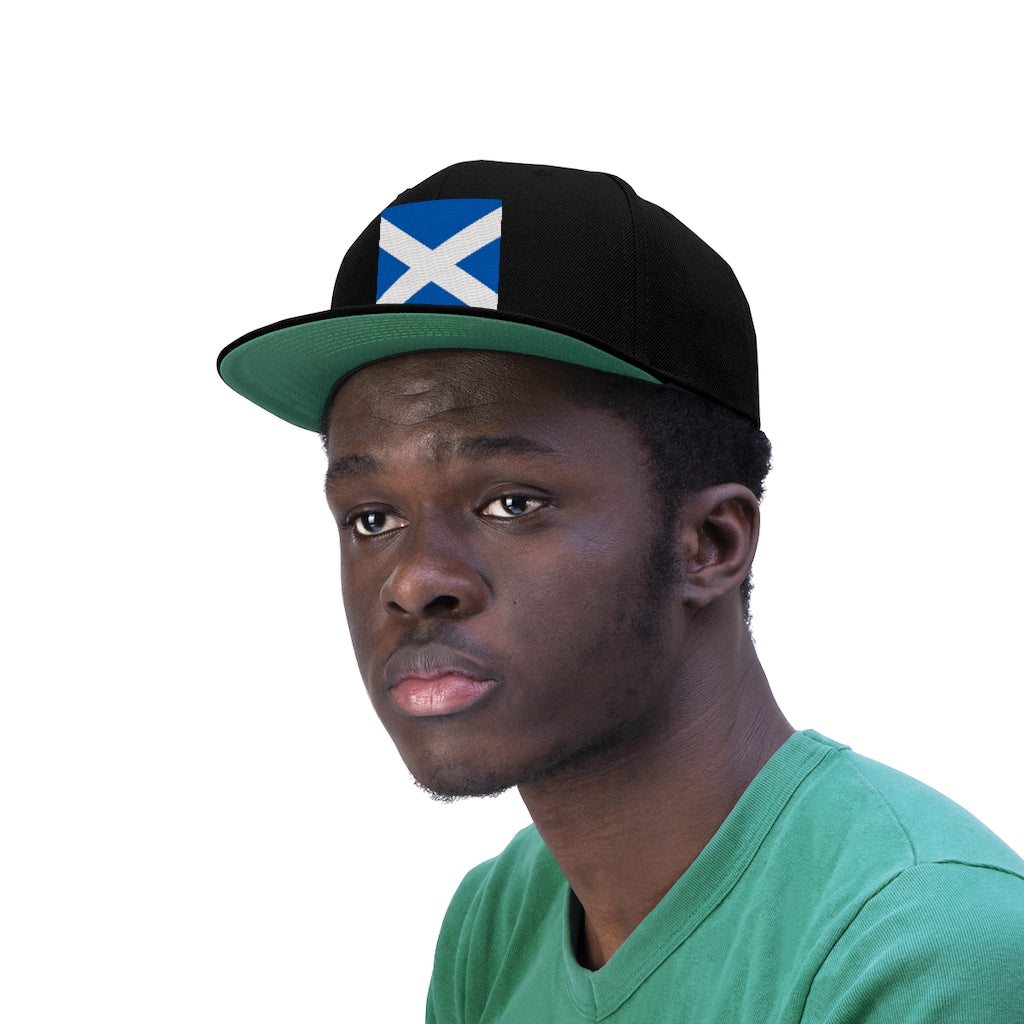 SCOTLAND Unisex Flat Bill Hat