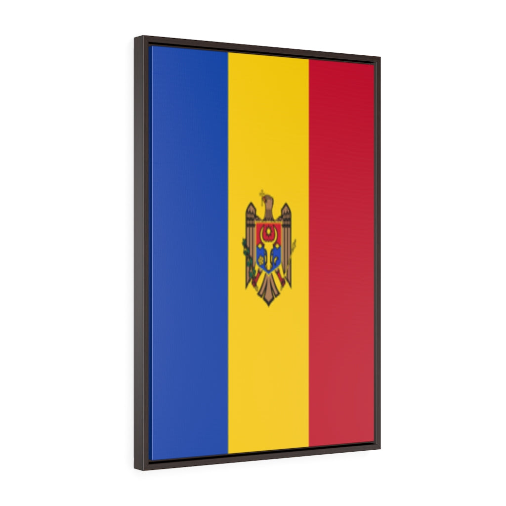 MOLDOVA Vertical Framed Premium Gallery Wrap Canvas