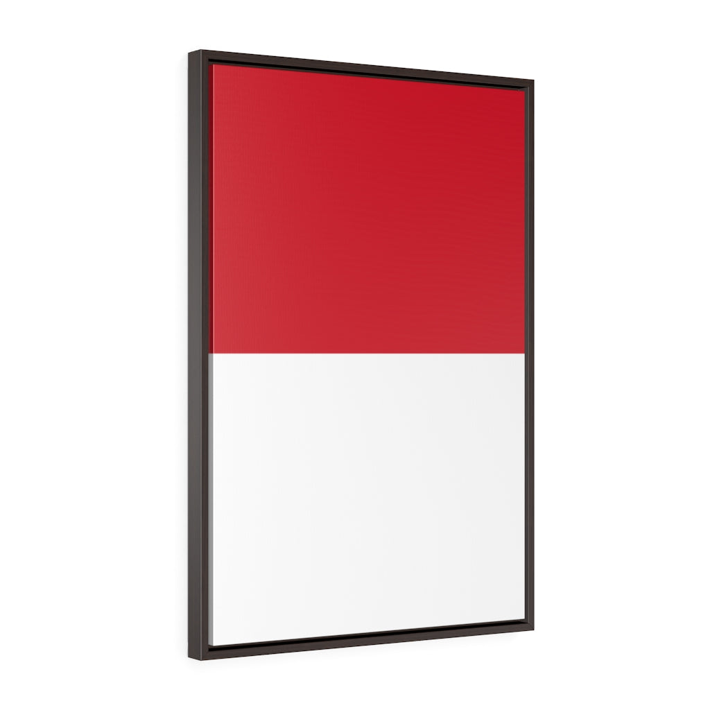 INDONESIA Vertical Framed Premium Gallery Wrap Canvas