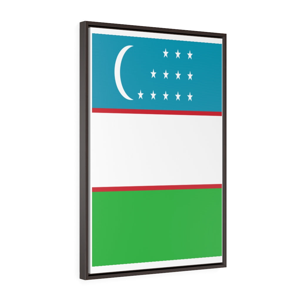 UZBEKISTAN Vertical Framed Premium Gallery Wrap Canvas