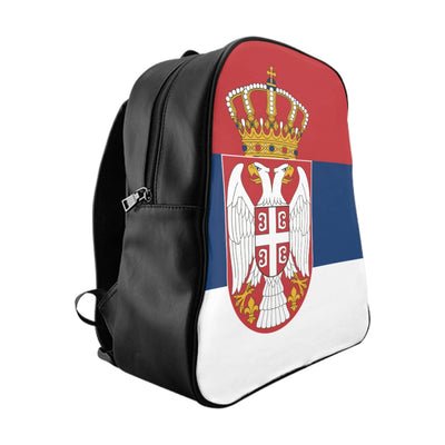 SERBIA FLAG School Backpack