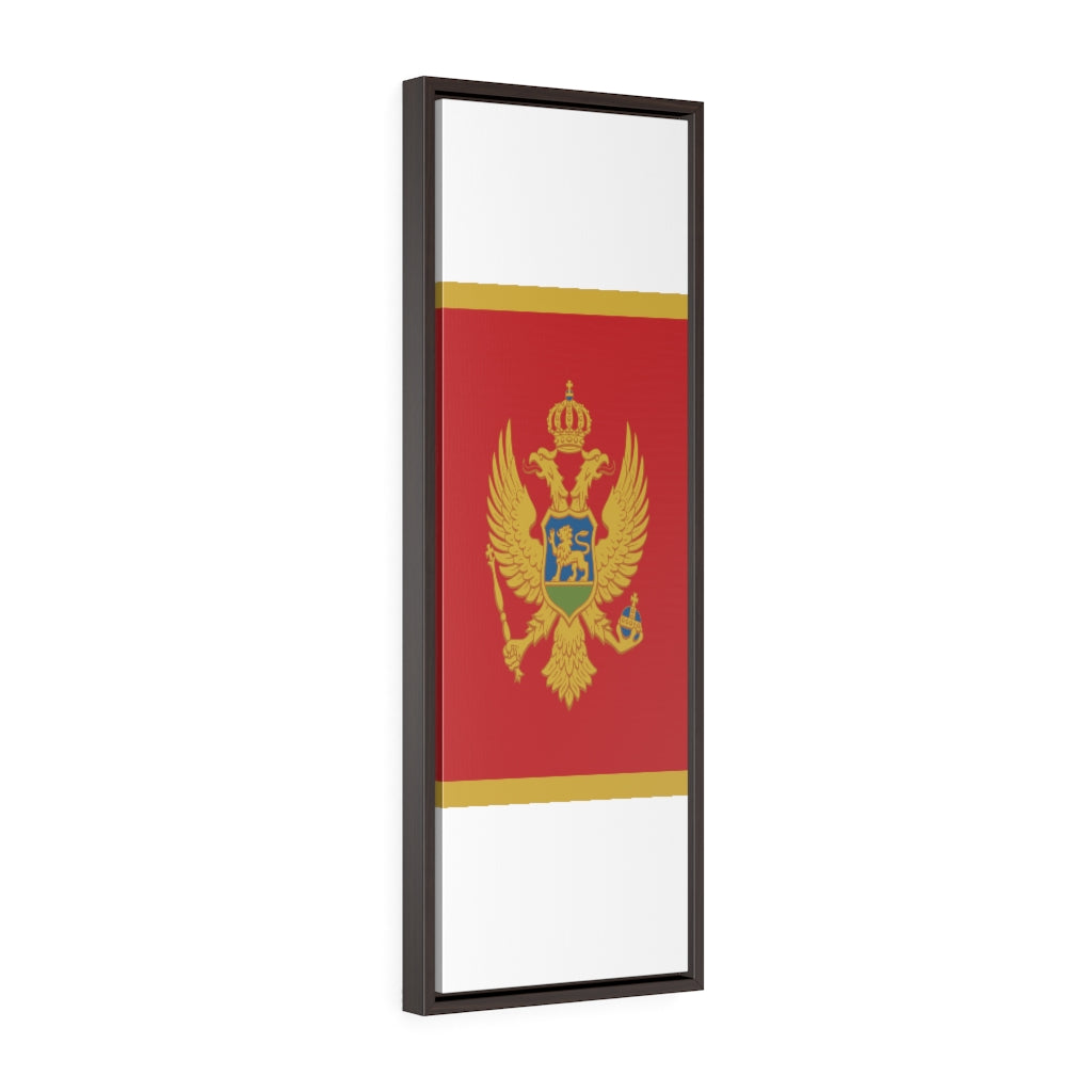 MONTENEGRO Vertical Framed Premium Gallery Wrap Canvas