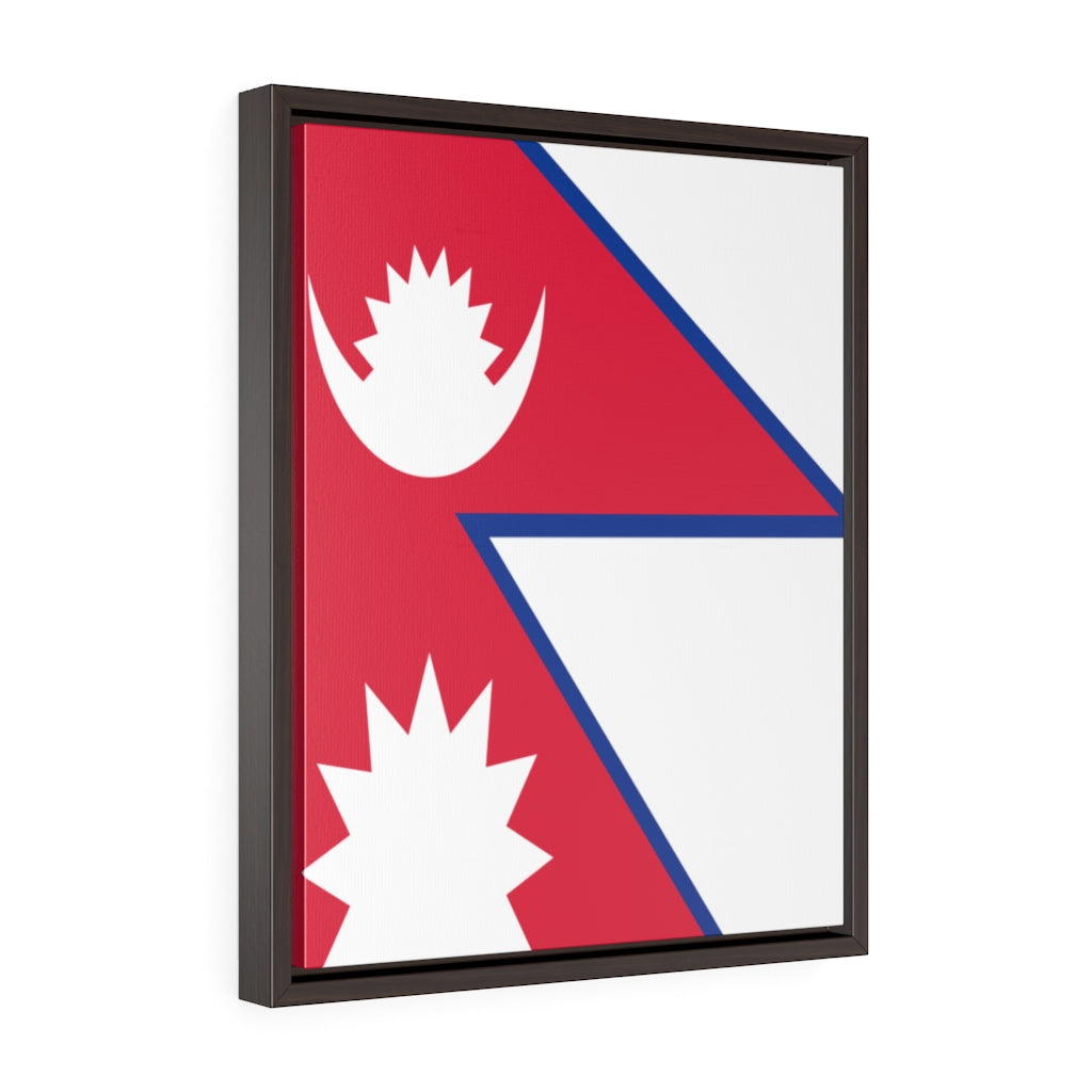 NEPAL Vertical Framed Premium Gallery Wrap Canvas