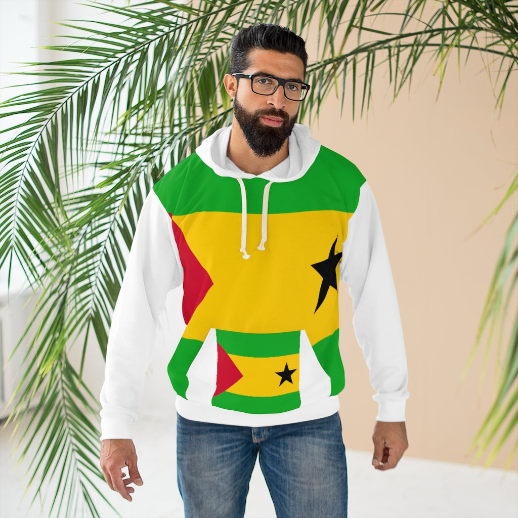 SAO TOME AND PRINCIPE AOP Unisex Pullover Hoodie