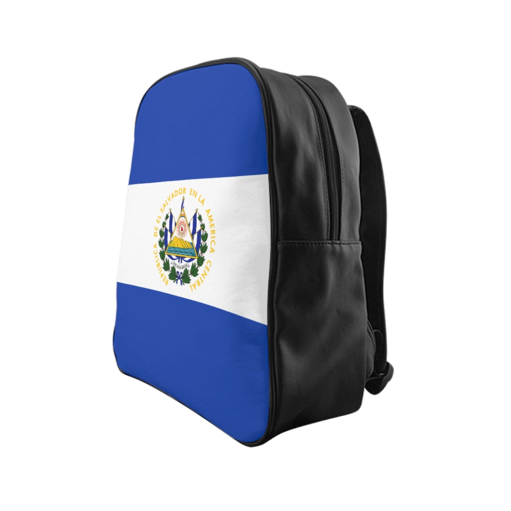 EL SALVADOR FLAG School Backpack