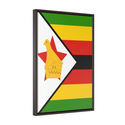 ZIMBABWE Vertical Framed Premium Gallery Wrap Canvas